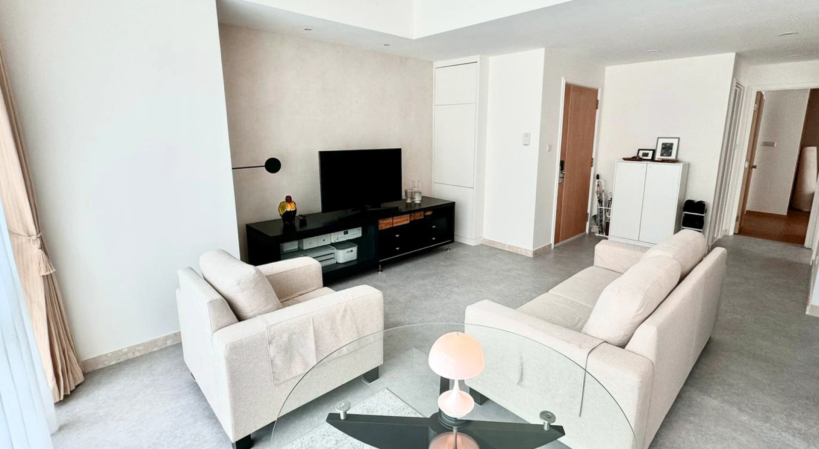 Result of Installation Wallpaper and living room